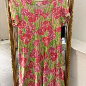Lilly Pulitzer Pink & Green Floral Dress